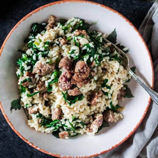 Collard Greens & Italian Sausage | www.oliviascuisine.com | A delicious and easy recipe for those days when you are craving some comfort food!