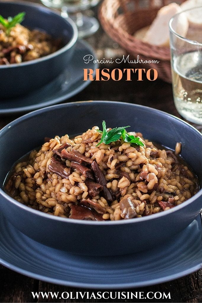 Porcini Mushroom Risotto | www.oliviascuisine.com 