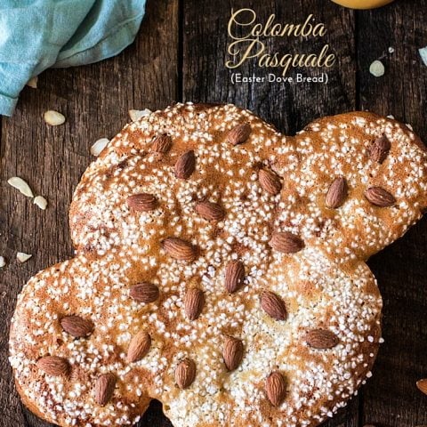 Easter Dove Bread (Colomba Pasquale) | www.oliviascuisine.com | This classic Italian sweet bread is a must at my Easter table. Traditionally filled with candied and dried fruit, this delicious sweet bread is great for brunch or dessert, accompanied by some Mascarpone cheese and honey. #sp #BRMEaster #CleverGirls