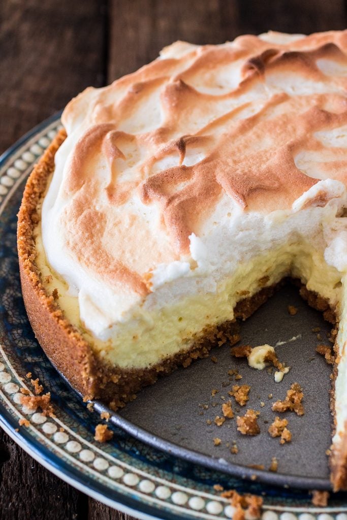 Easy Key Lime Pie | www.oliviascuisine.com | A perfectly sweet and tart dessert that originated in Key West. Super easy and a crowd pleaser! #sponsored