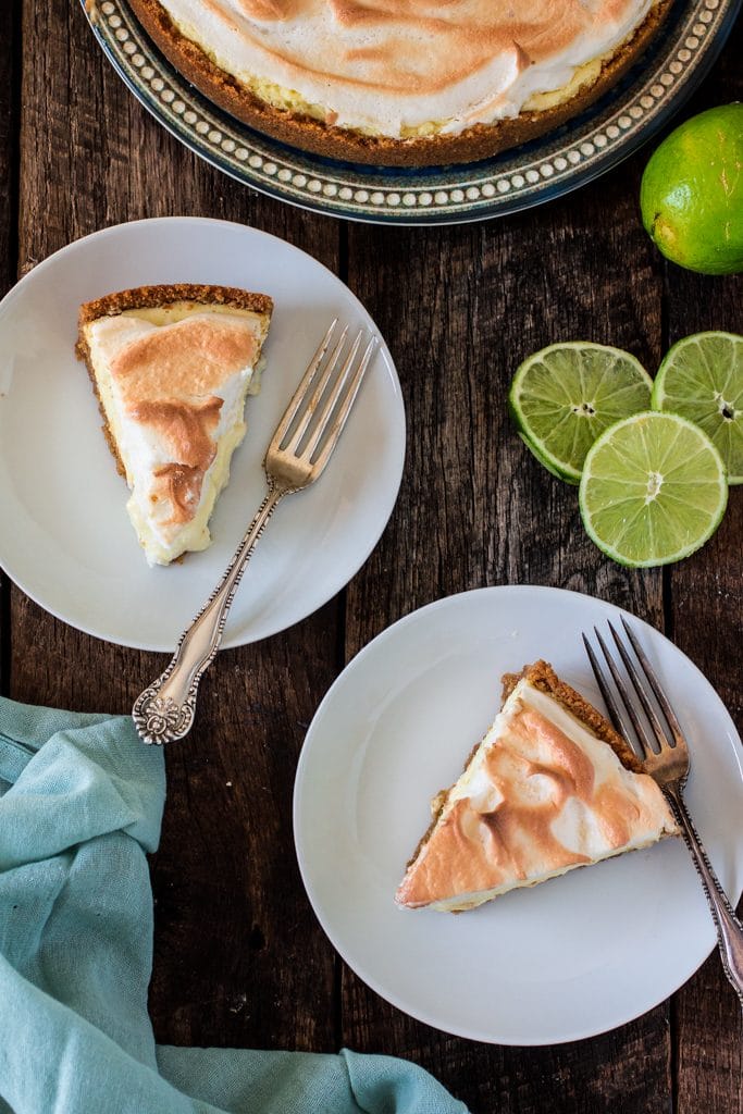 Easy Key Lime Pie | www.oliviascuisine.com | A perfectly sweet and tart dessert that originated in Key West. Super easy and a crowd pleaser! #sponsored