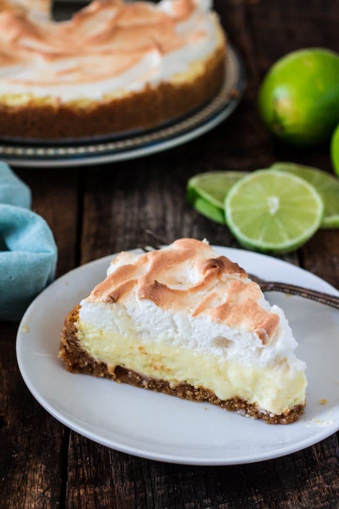 Easy Key Lime Pie | www.oliviascuisine.com | A perfectly sweet and tart dessert that originated in Key West. Super easy and a crowd pleaser! #sponsored
