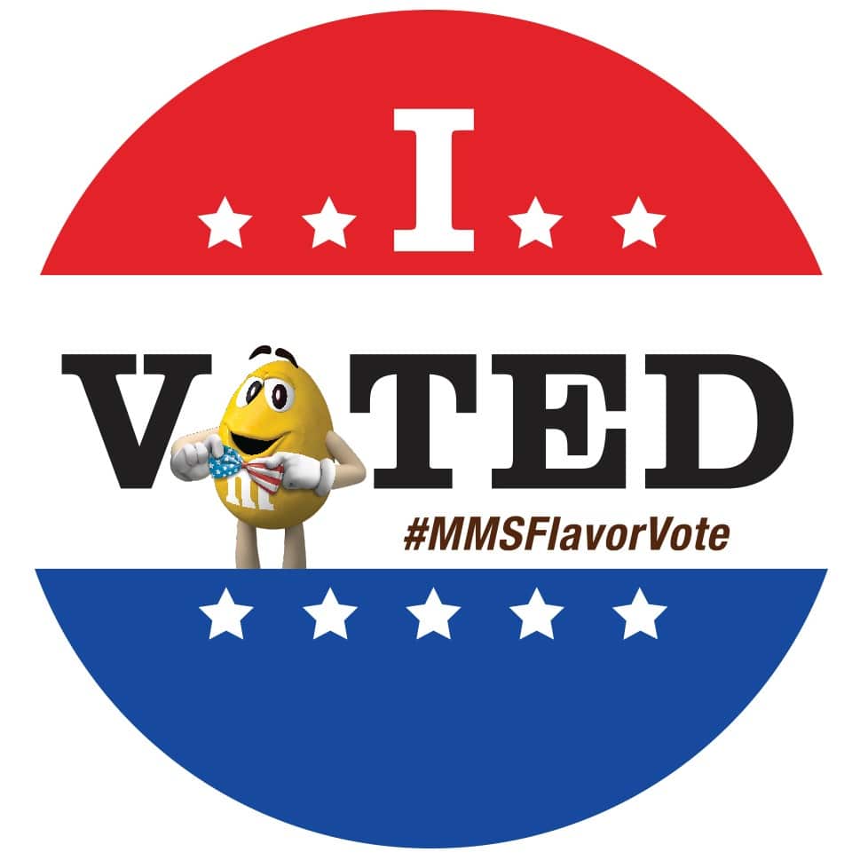 MARS Flavor Vote I Voted Sticker-2