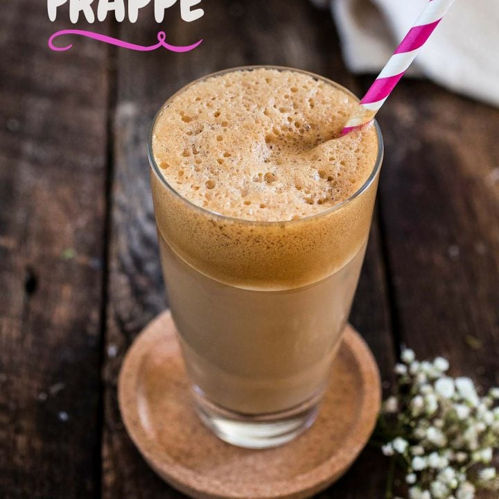 Greek Frappe | www.oliviascuisine.com | The hallmark of outdoor Greek coffee culture, the Frappe is a great caffeinated call for those hot summer days! ☀️ (In partnership with NESCAFÉ.)