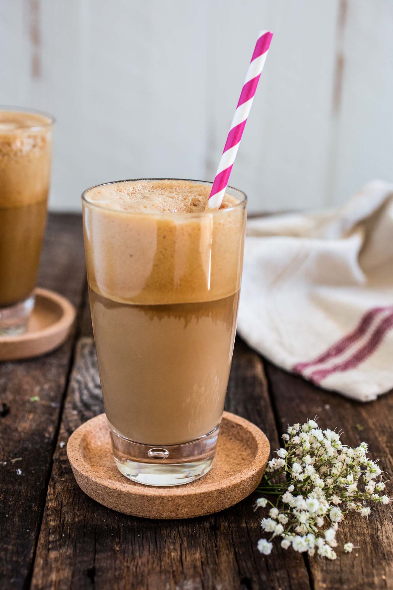 Greek Frappe | www.oliviascuisine.com | The hallmark of outdoor Greek coffee culture, the Frappe is a great caffeinated call for those hot summer days! ☀️ (In partnership with NESCAFÉ.)