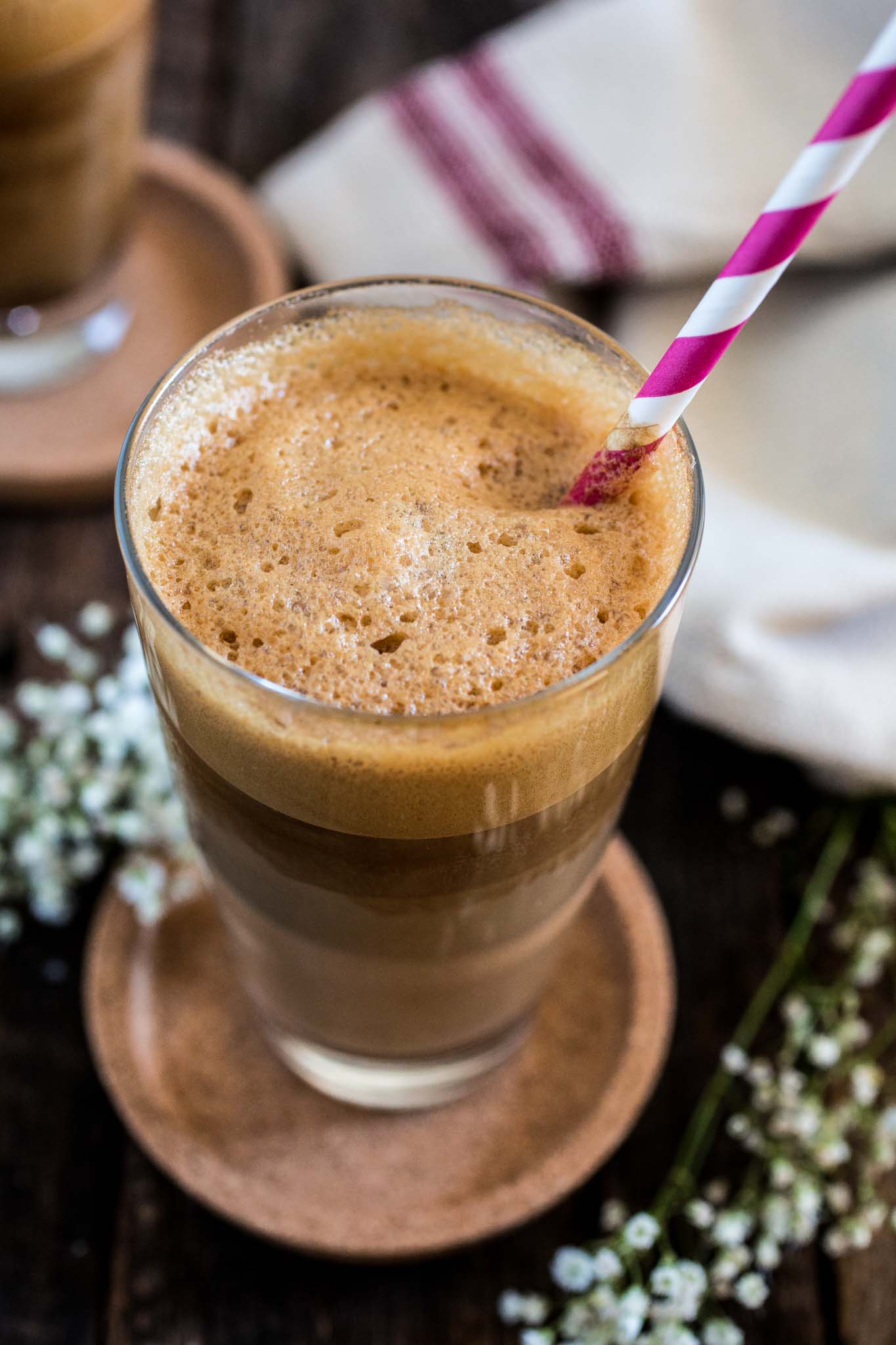 Greek Frappe | www.oliviascuisine.com | The hallmark of outdoor Greek coffee culture, the Frappe is a great caffeinated call for those hot summer days! ☀️ (In partnership with NESCAFÉ.)