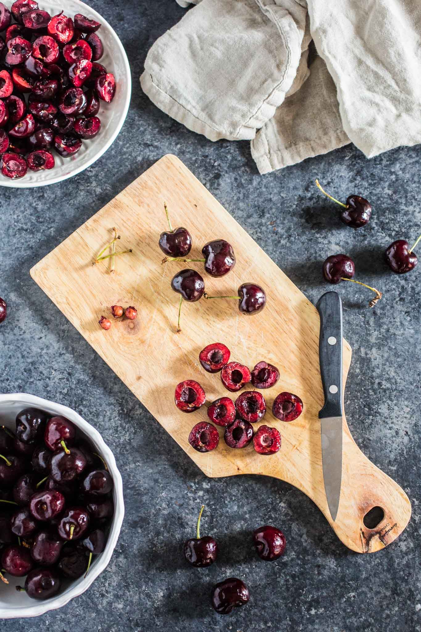 Cherry Clafoutis (Clafoutis aux Cerises) | www.oliviascuisine.com | A classic French dessert that combines seasonal cherries and a rich custard. Easy to make using a blender or by hand, with a whisk!