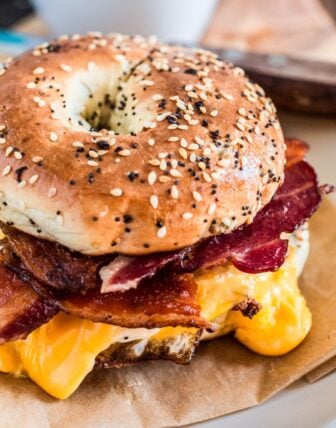 New York-Style Bacon Egg and Cheese Sandwich