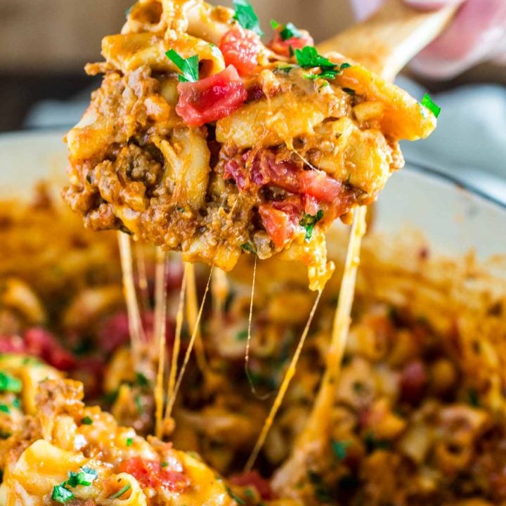 One-Pot Cheeseburger Macaroni