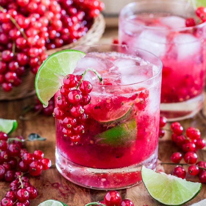 Red Currant Caipirinha