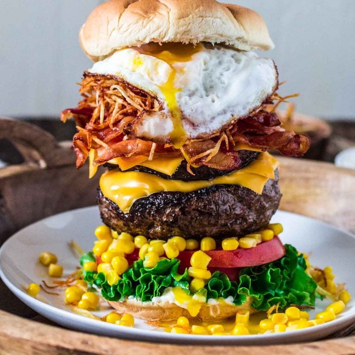 Brazilian Epic Burger with Egg