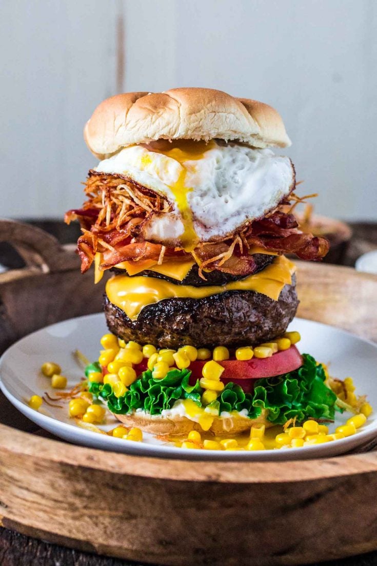 Brazilian Epic Burger with Egg - Olivia's Cuisine