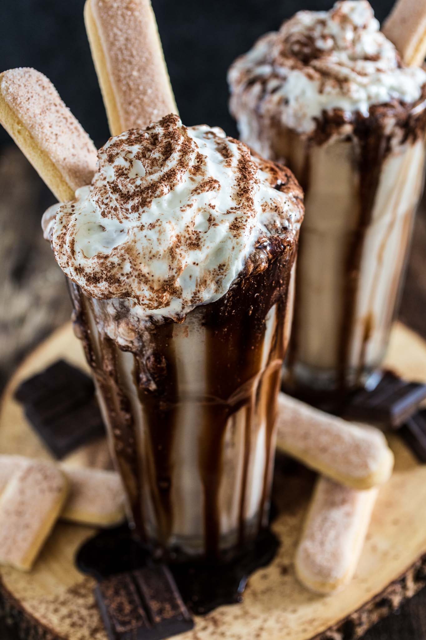 Tiramisu Milkshake | www.oliviascuisine.com | This EPIC milkshake, inspired by the classic Italian tiramisu, is rich, creamy and oh so delicious. It will definitely blow your mind! 