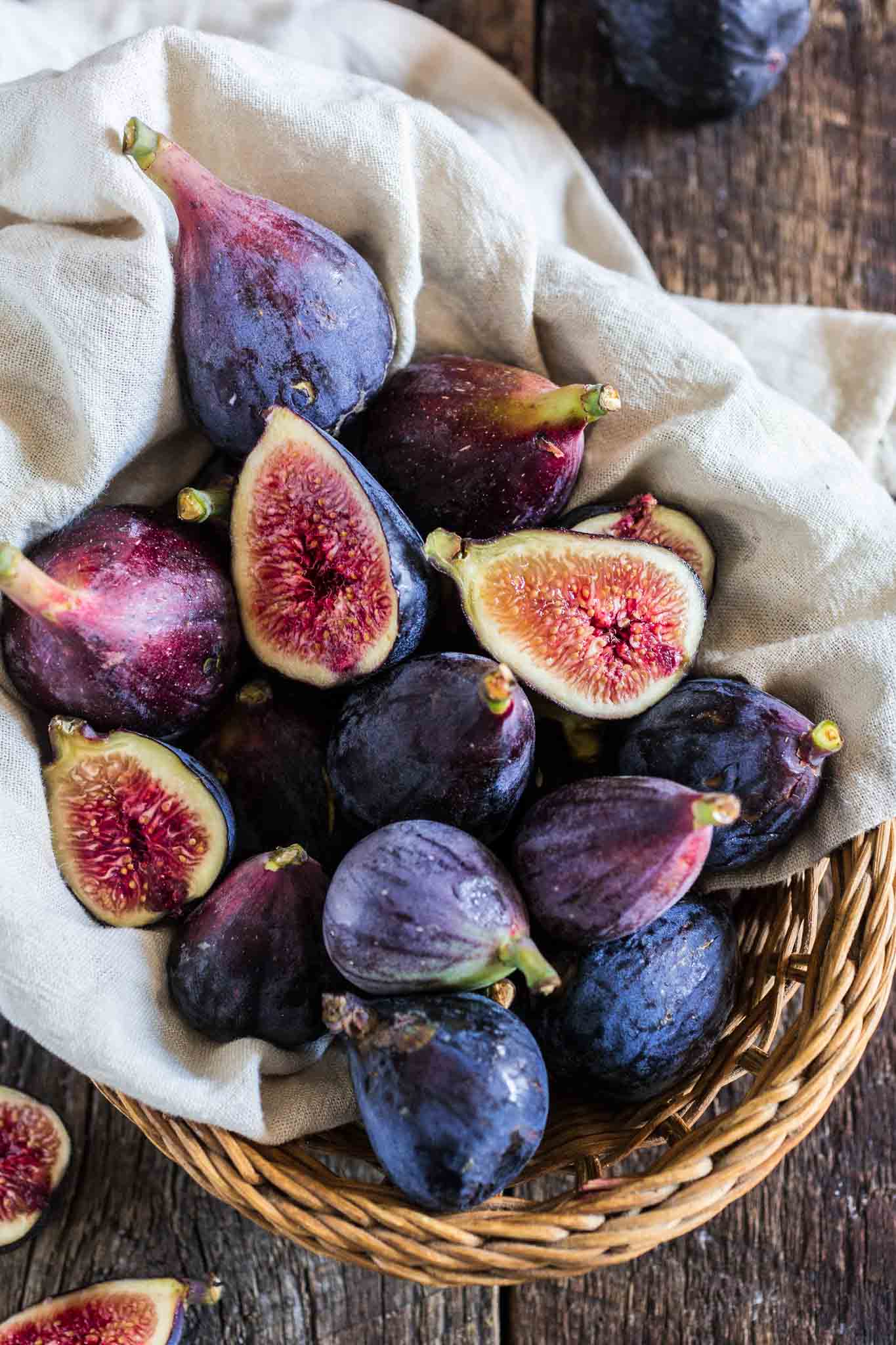 Farfalle with Fresh Figs and Prosciutto | www.oliviascuisine.com | A delicious and easy pasta dish using the sweetest, seasonal figs and salty prosciutto. If you could eat summer, this would be it!