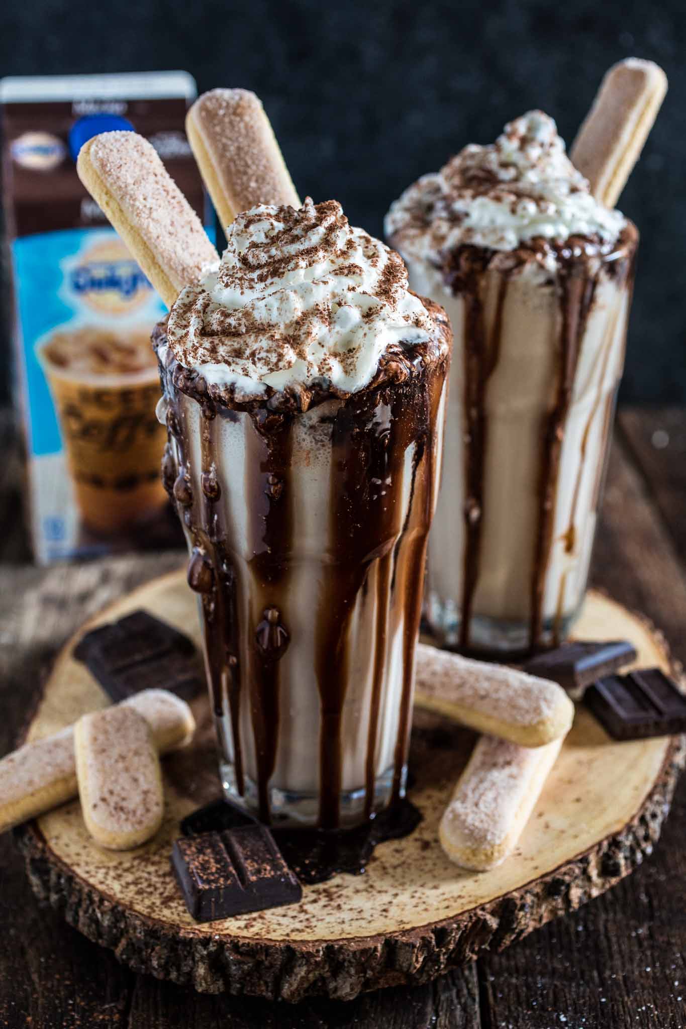 Tiramisu Milkshake | www.oliviascuisine.com | This EPIC milkshake, inspired by the classic Italian tiramisu, is rich, creamy and oh so delicious. It will definitely blow your mind!