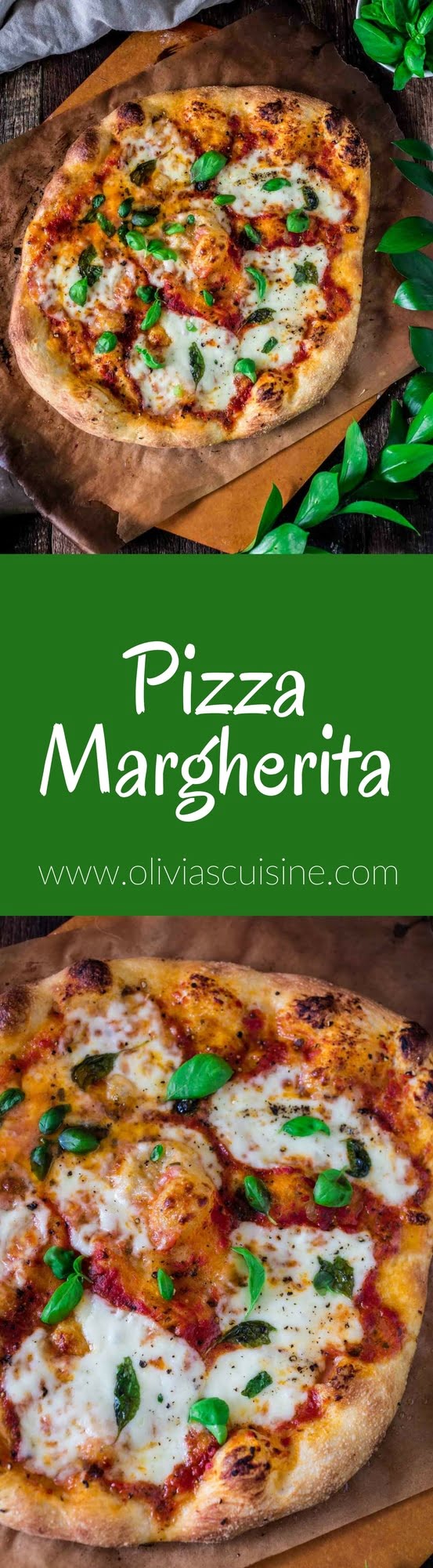 Classic Pizza Margherita | www.oliviascuisine.com | This delicious Margherita pizza is proof that some of the best things in life are the simplest. Only a few fresh ingredients create this iconic pizza from Naples. (In partnership with @Mezzetta.)