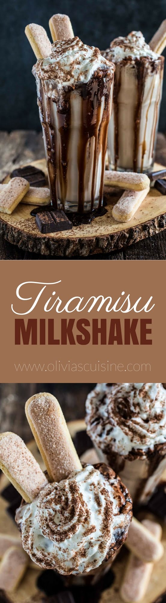 Tiramisu Milkshake | www.oliviascuisine.com | This EPIC milkshake, inspired by the classic Italian tiramisu, is rich, creamy and oh so delicious. It will definitely blow your mind!