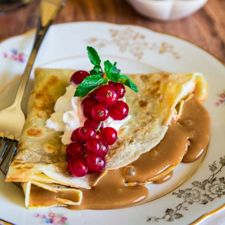 Dulce de Leche Crepes