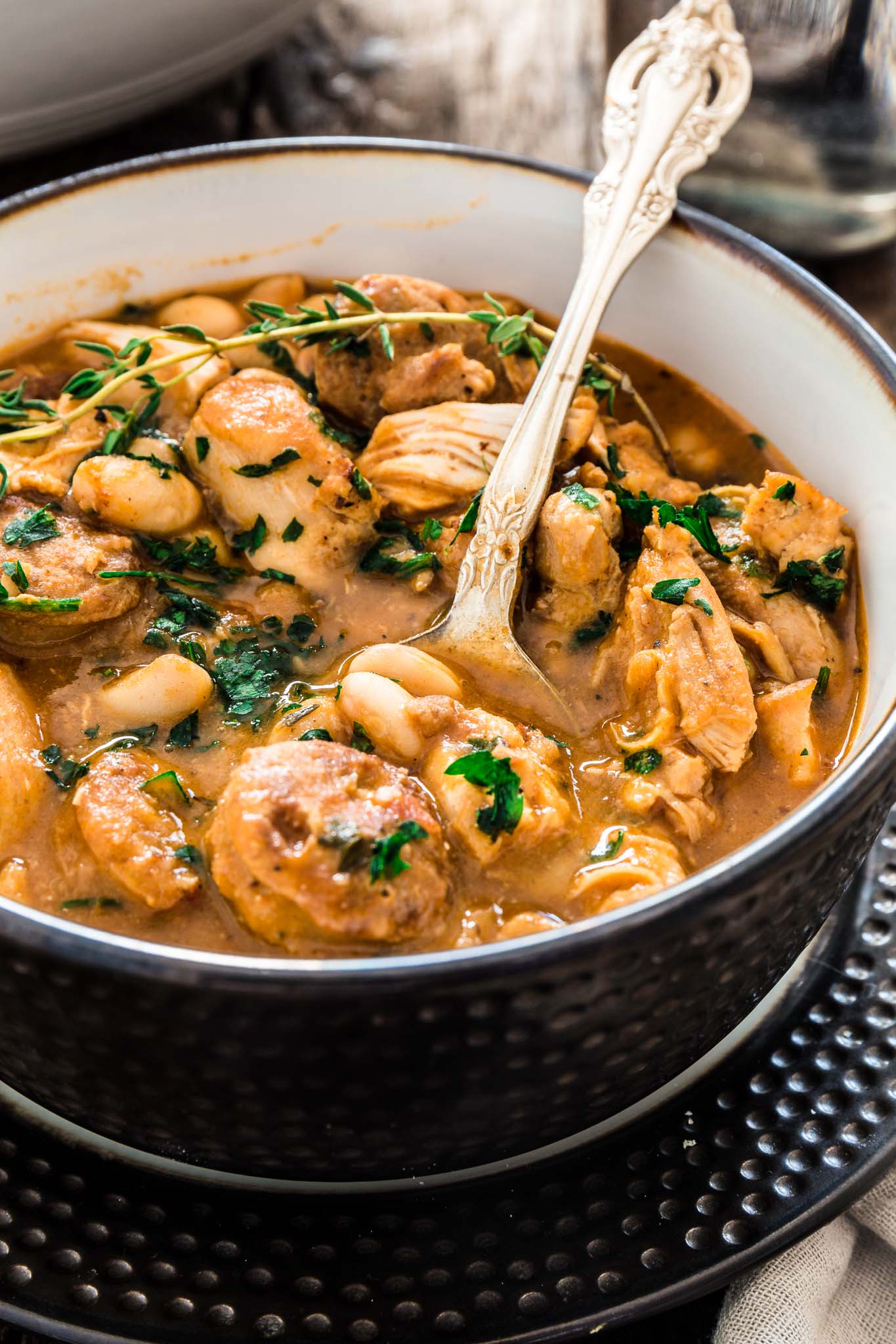 Brazilian Paprika Chicken Stew with White Beans - Olivia's ...