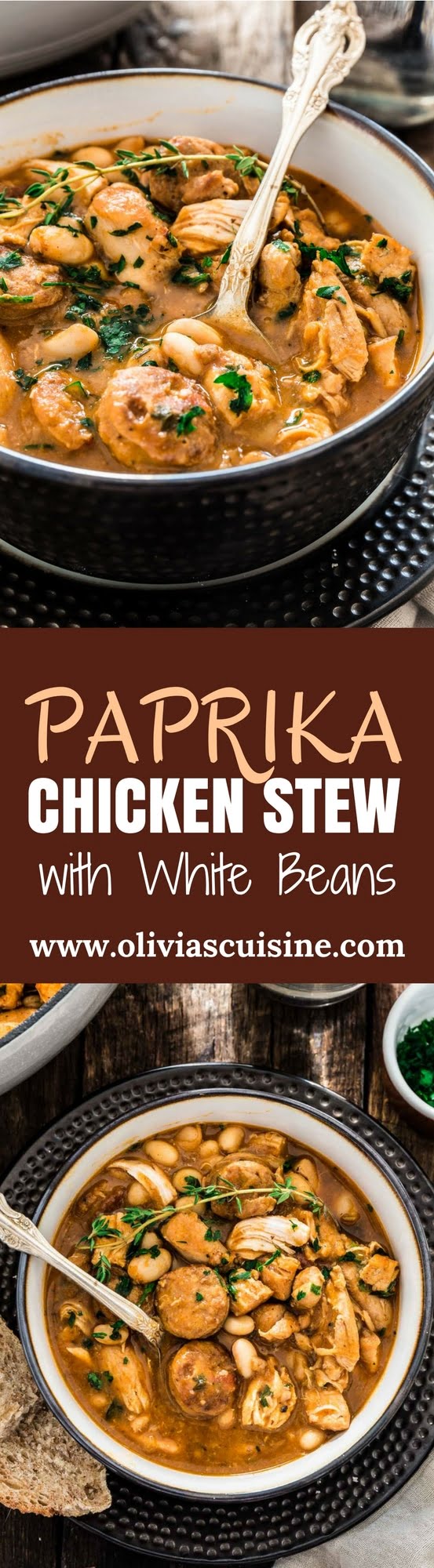 Brazilian Paprika Chicken Stew | www.oliviascuisine.com | A hearty and comforting Brazilian Paprika Chicken Stew is possibly one of the best ways to warm up this fall/winter. It is also very easy to make and done in one pot!