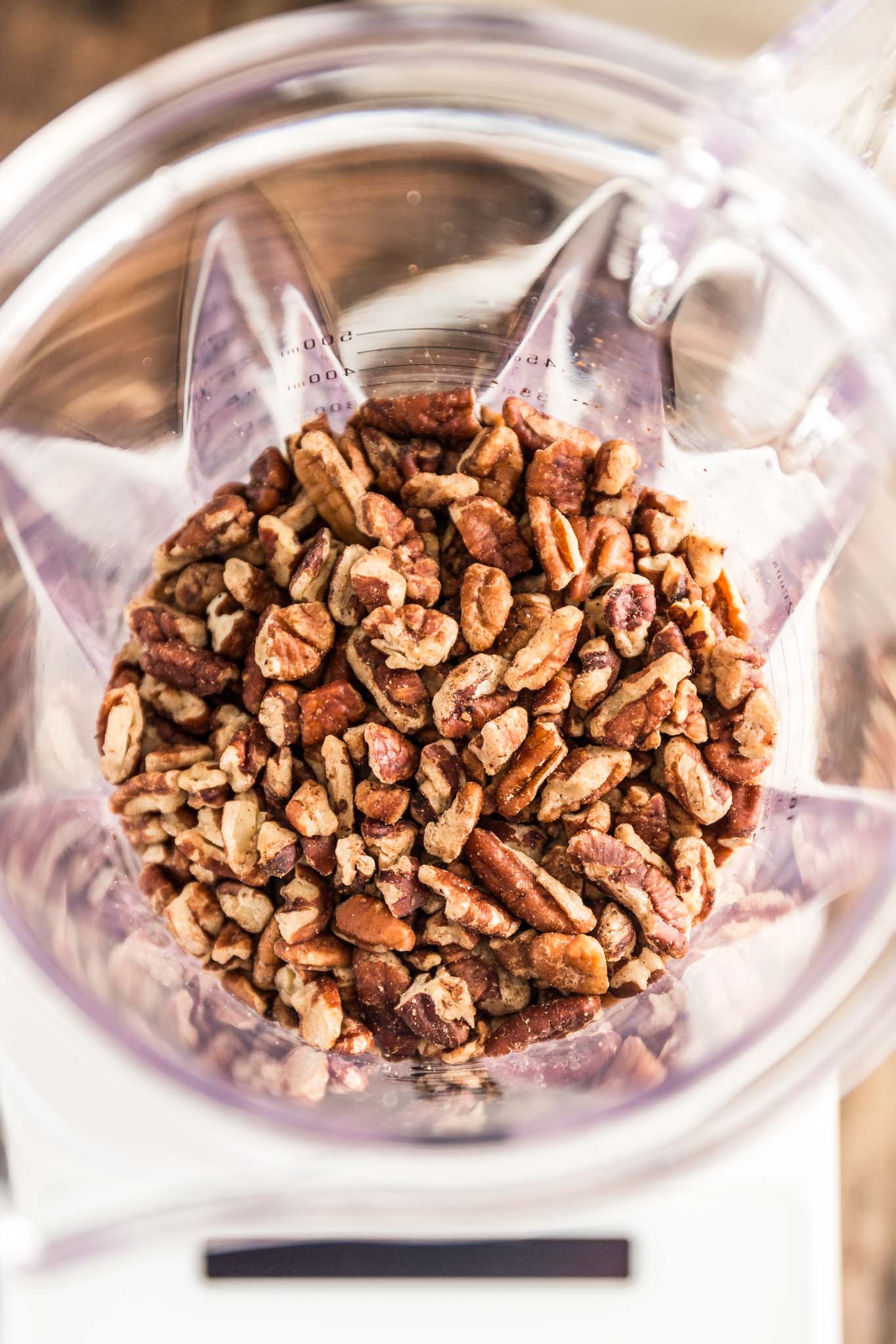 Homemade Pecan Butter | www.oliviascuisine.com | Why pay the big bucks for the store stuff when you can make your own Pecan Butter at home? Creamy, delicious and slightly spiced with some cinnamon. Perfect on toast, slathered on top of pancakes or waffles, added to smoothies or oatmeal and/or to give out as a holiday gift!