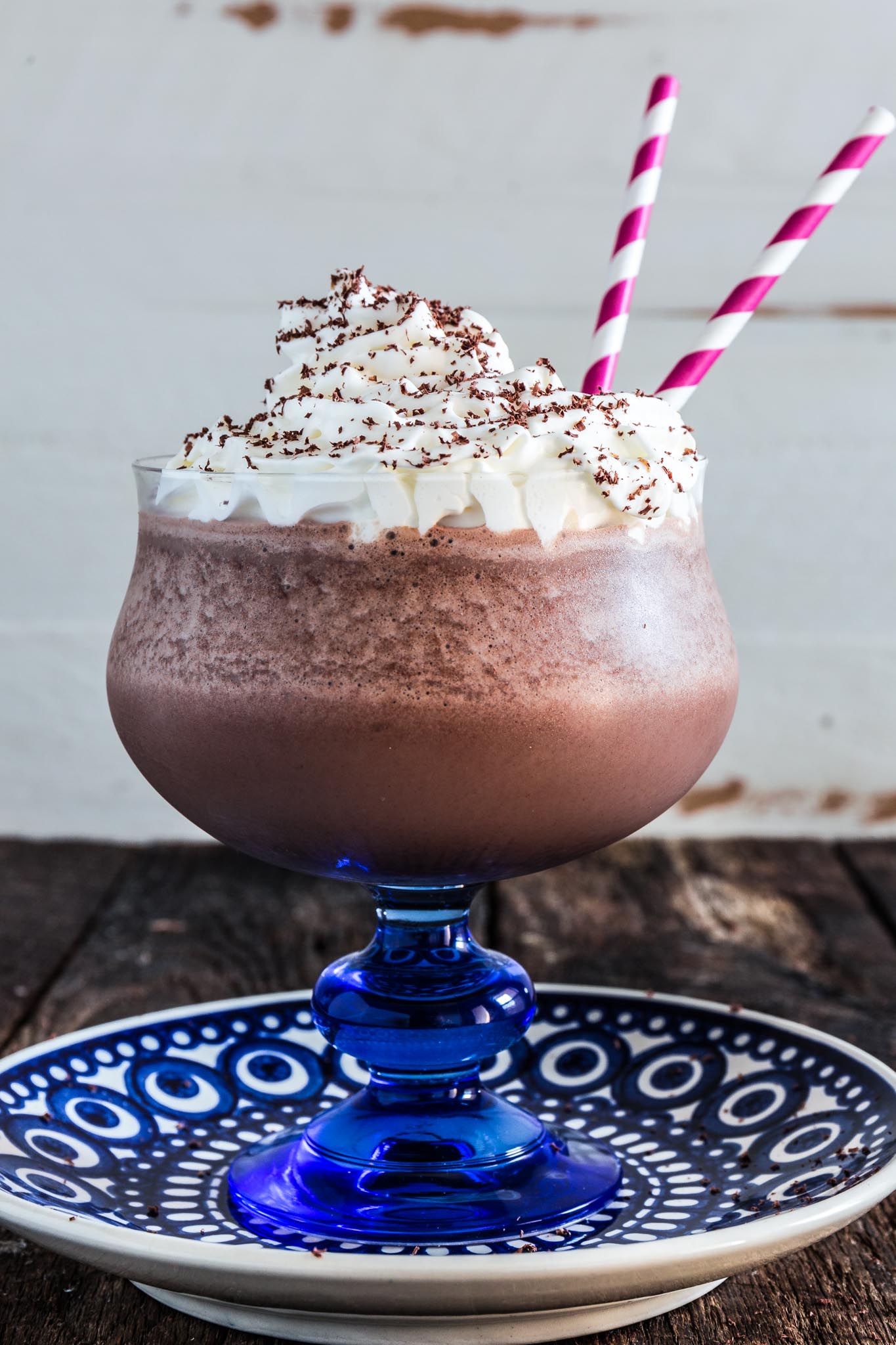 Frozen Hot Chocolate | www.oliviascuisine.com | Deliciously irresistible, this Frozen Hot Chocolate - inspired by the version served at Serendipity in NYC - is the ultimate summer treat! No wonder it makes Oprah want to "dance on the chandeliers". ??? (Recipe by @oliviascuisine.)