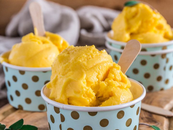 Mango Frozen Yogurt Olivia S Cuisine