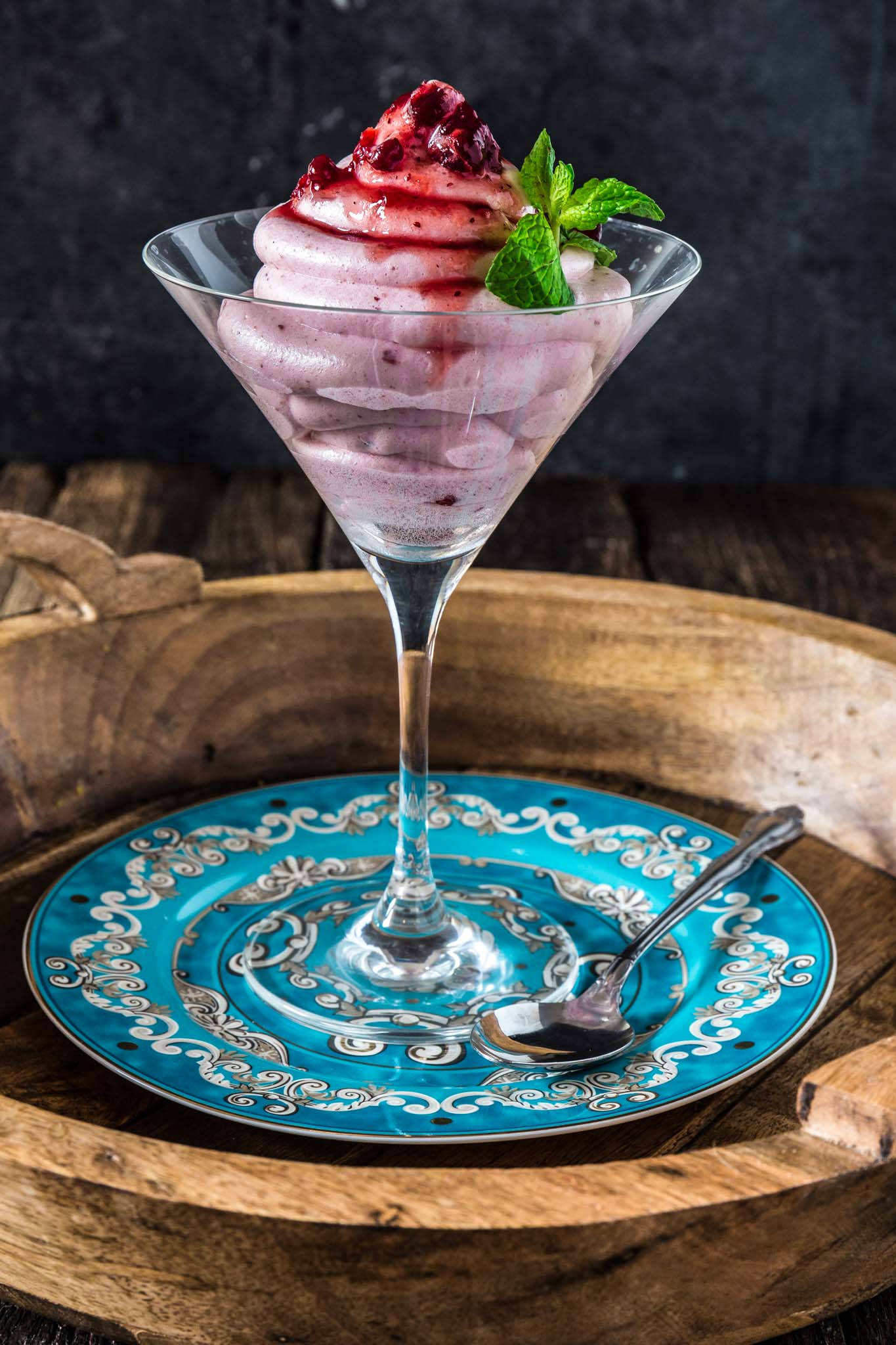 Trollkrem (Norwegian Lingonberry Mousse) | www.oliviascuisine.com | This Norwegian Trollkrem, aka the easiest dessert in the world, is a great dairy free recipe to have up your sleeve for when you have unexpected guests! Sweet, tart and oh so creamy! (Recipe by @oliviascuisine.)