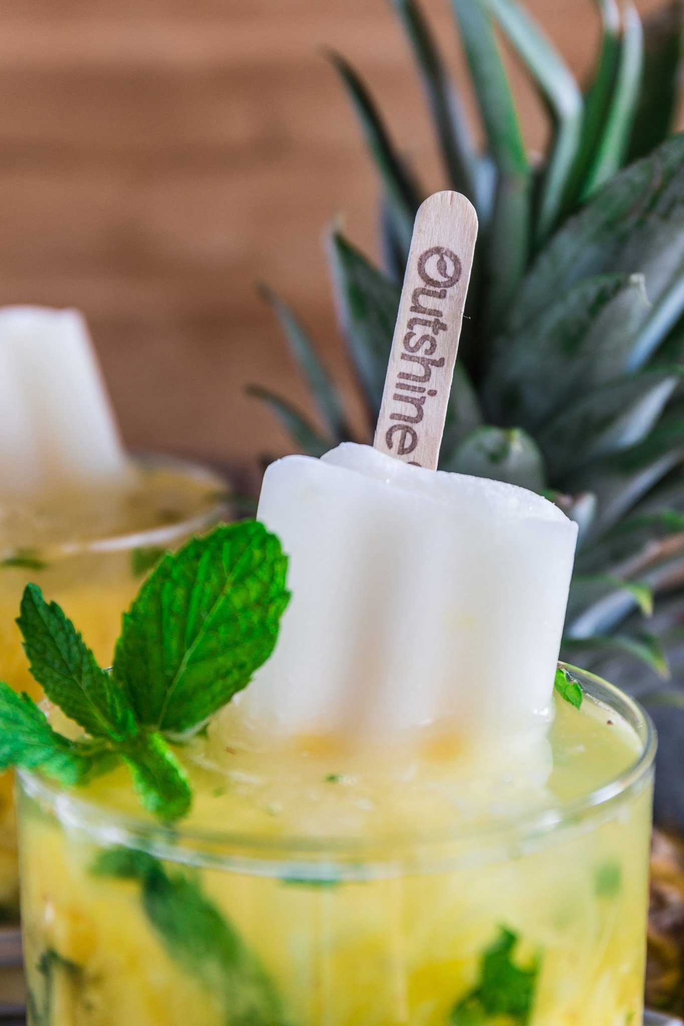 Pineapple Mint Fruit Bar Caipirinha | www.oliviascuisine.com | Summer is almost here and this Pineapple Mint Fruit Bar Caipirinha will be the hit of your parties! Sweet, refreshing and very easy to make. Who doesn't love that? (Recipe by @oliviascuisine.)