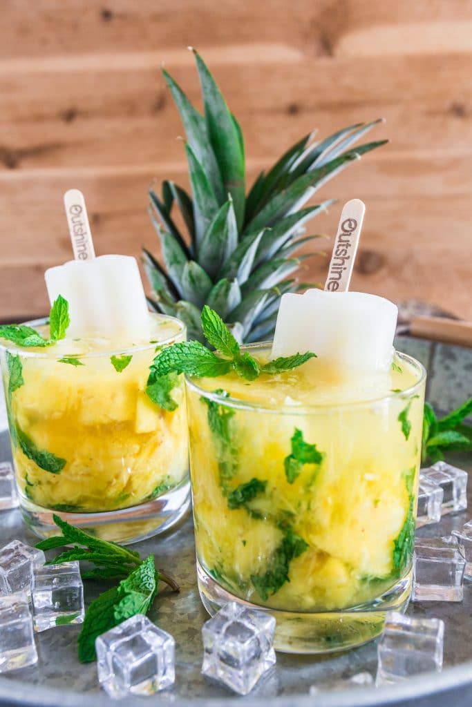 Pineapple Mint Fruit Bar Caipirinha Olivia's Cuisine