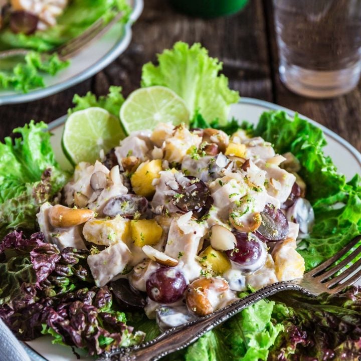 Pineapple Grape Turkey Salad