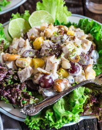 Pineapple Grape Turkey Salad