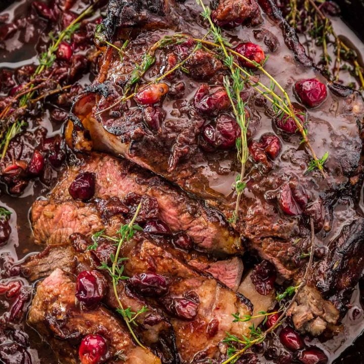 Cranberry Balsamic Roast Beef