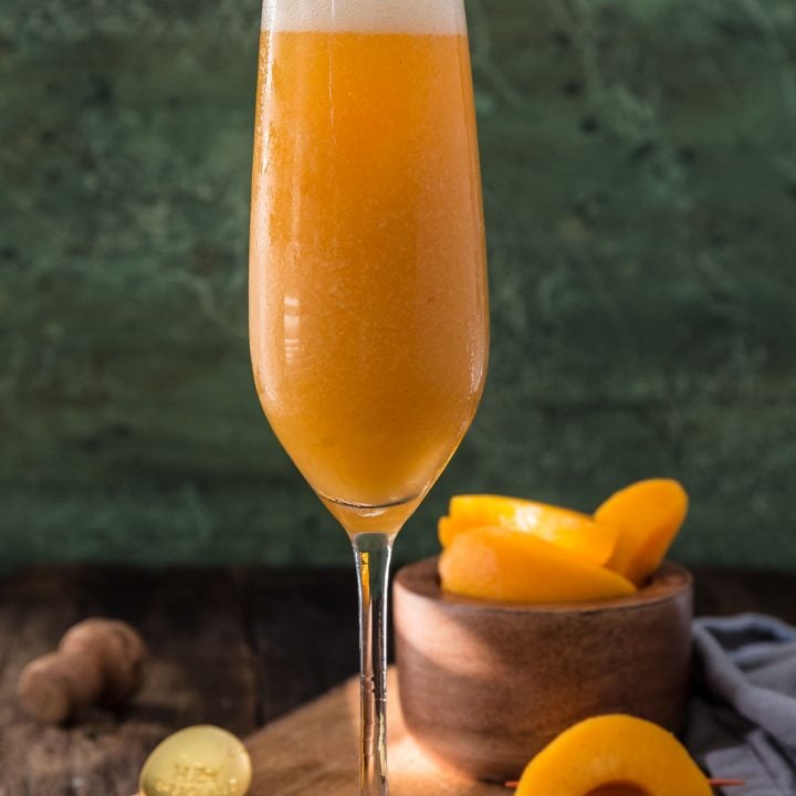 Frozen Peach Bellini