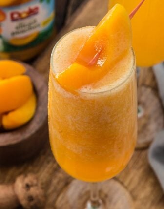 Frozen Peach Bellini