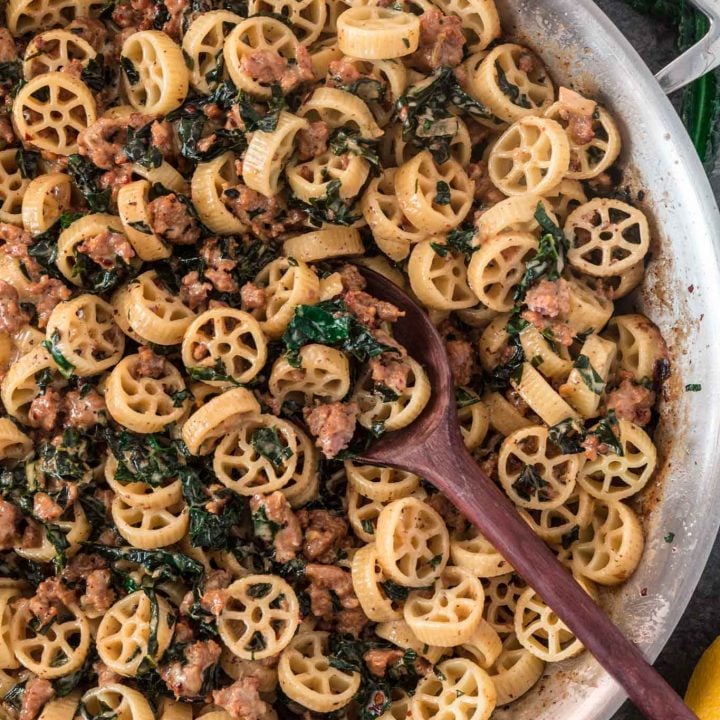 Creamy Sausage Kale Pasta