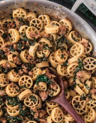 Creamy Sausage Kale Pasta