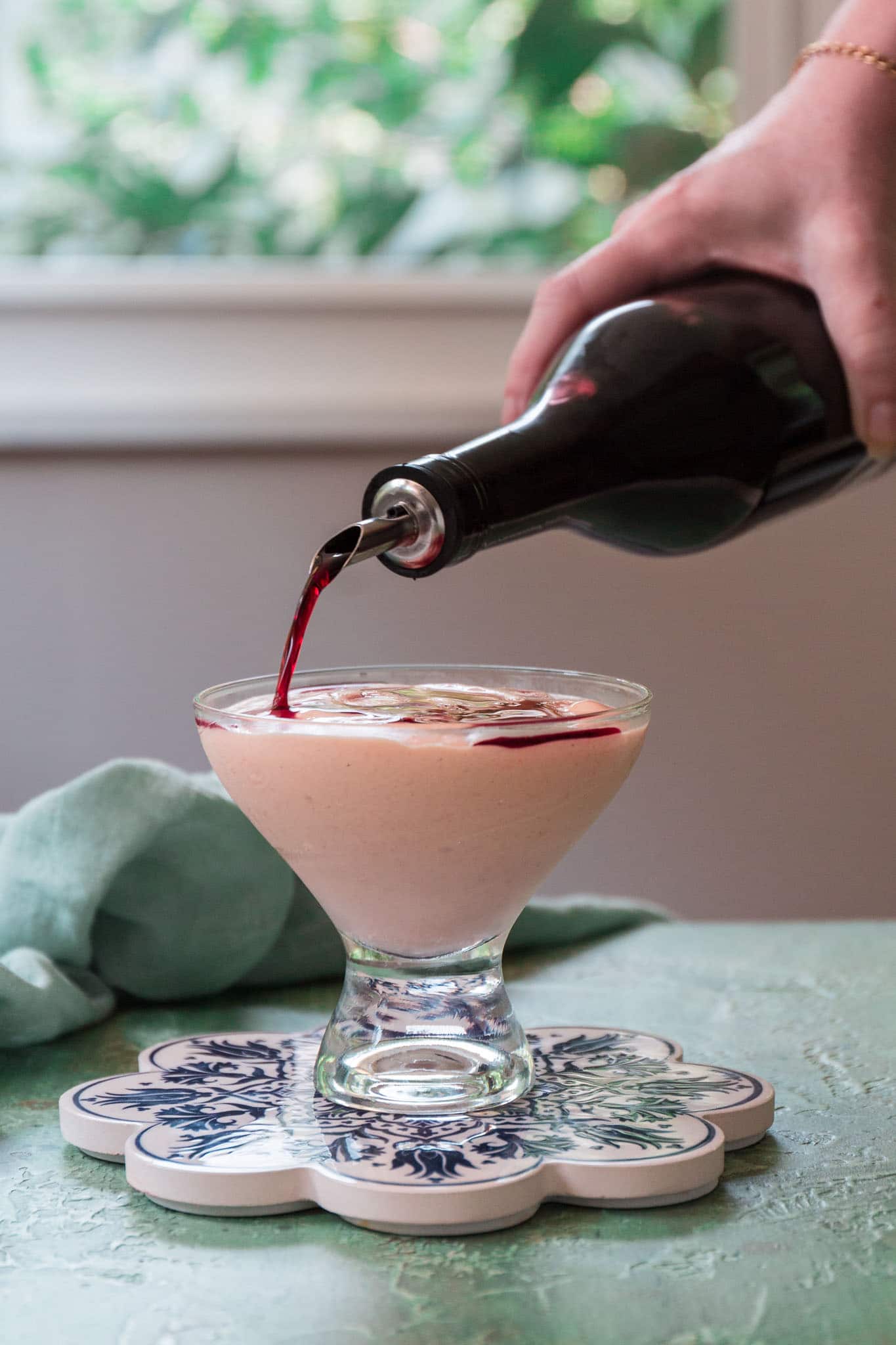 Brazilian Papaya Cream | www.oliviascuisine.com | Tropical, sweet and light, the classic Brazilian Papaya Cream is a dessert that captures the essence of the season. Ready in a flash and made in the blender, with only 4 ingredients! (Recipe and food photography by @oliviascuisine.)