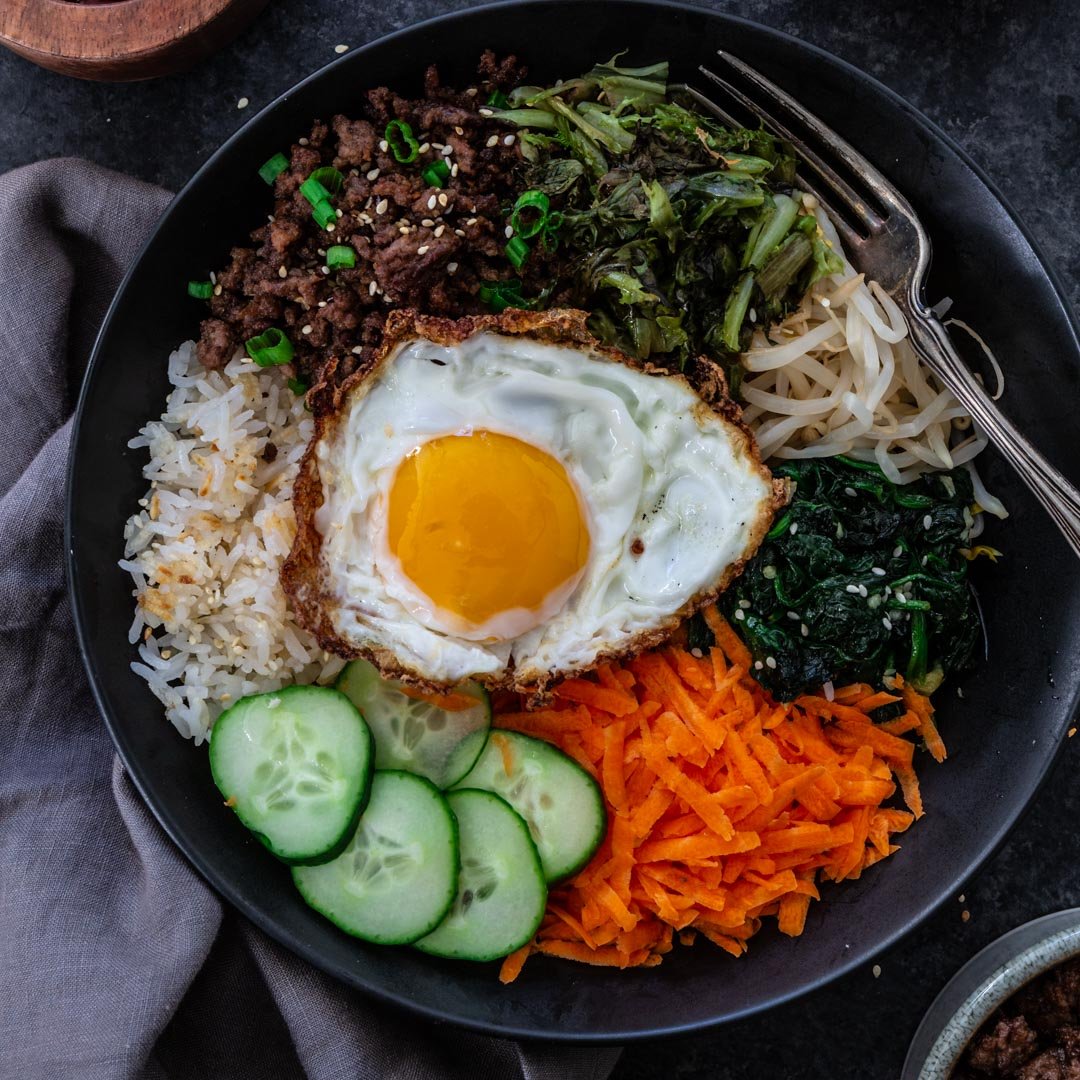 Bibimbap (beef rice bowl) - Cookidoo® – the official Thermomix