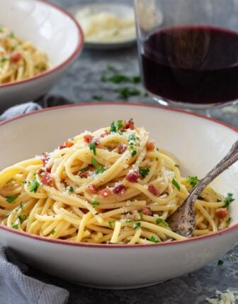 Spaghetti alla Carbonara for Two