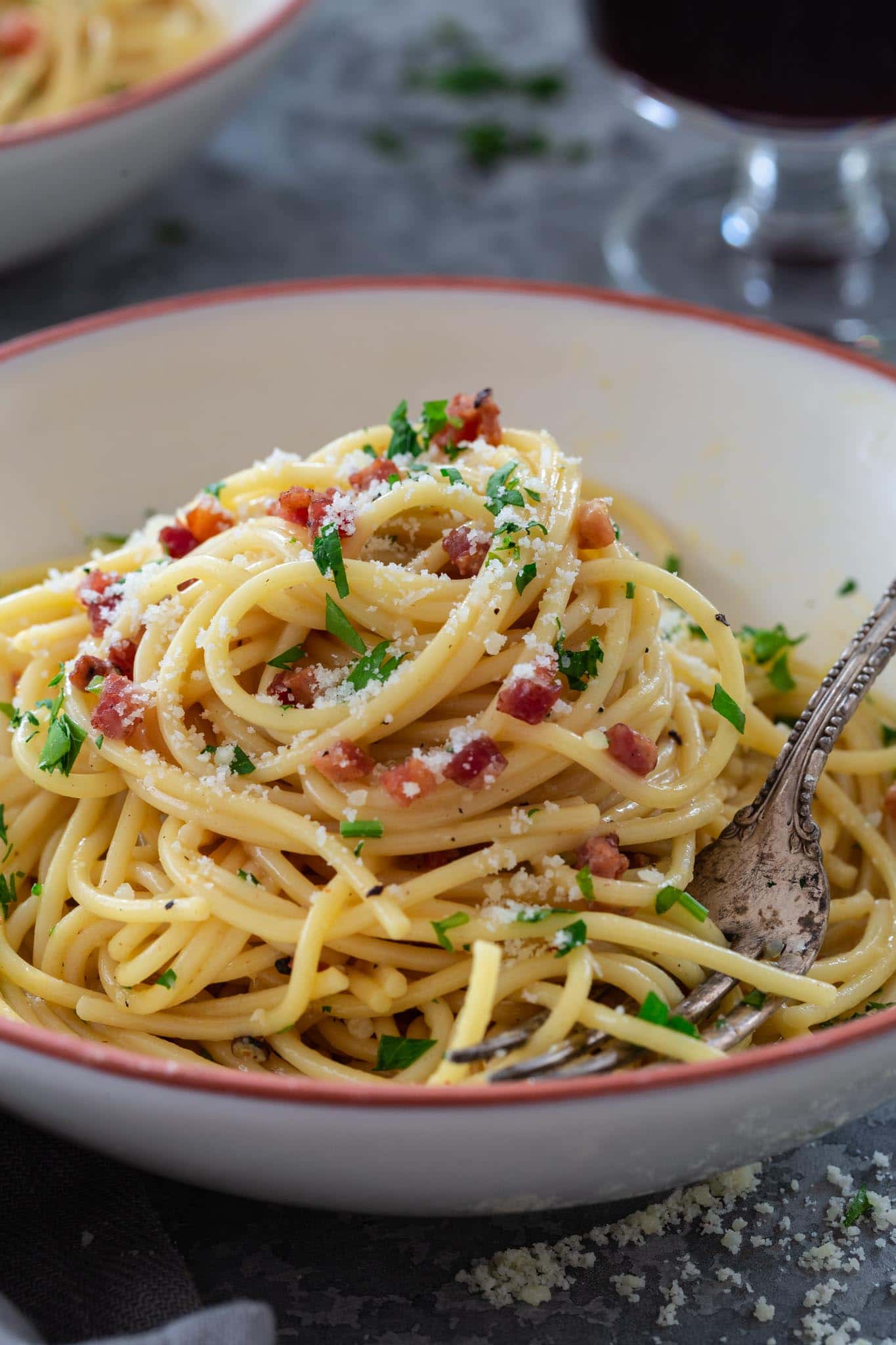 Spaghetti alla Carbonara für zwei Personen - Olivia&amp;#39;s Cuisine | Dancing ...