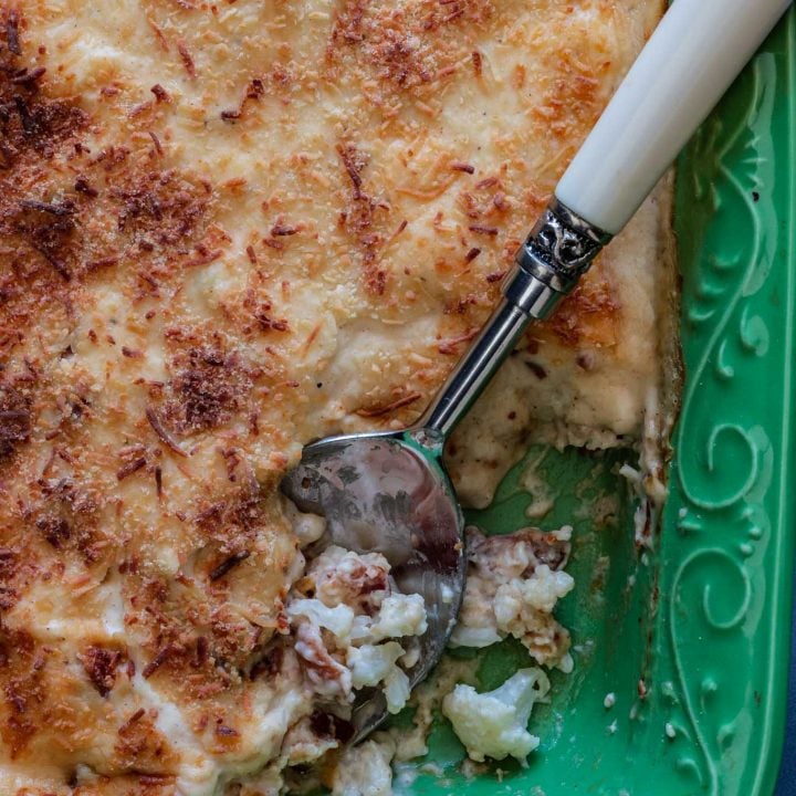 Cauliflower Gratin with Bacon