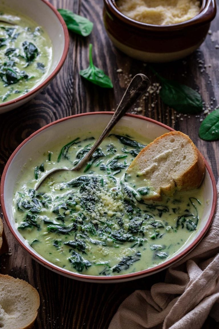 Cream of Spinach Soup - Olivia’s Cuisine