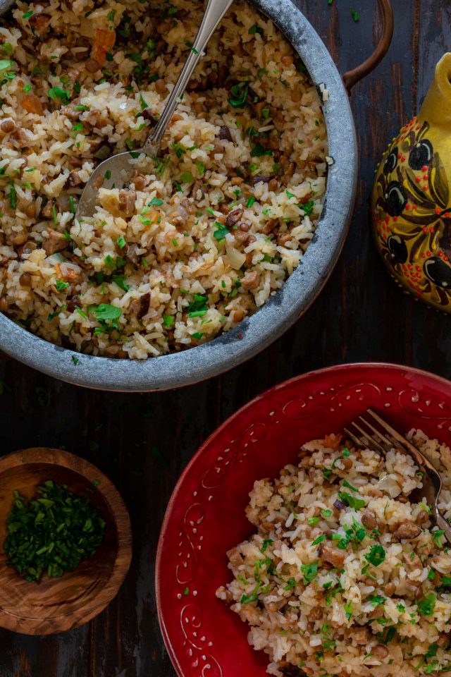 One Pot Brazilian 'Dirty Rice' with Chorizo and Lentils Olivia's Cuisine