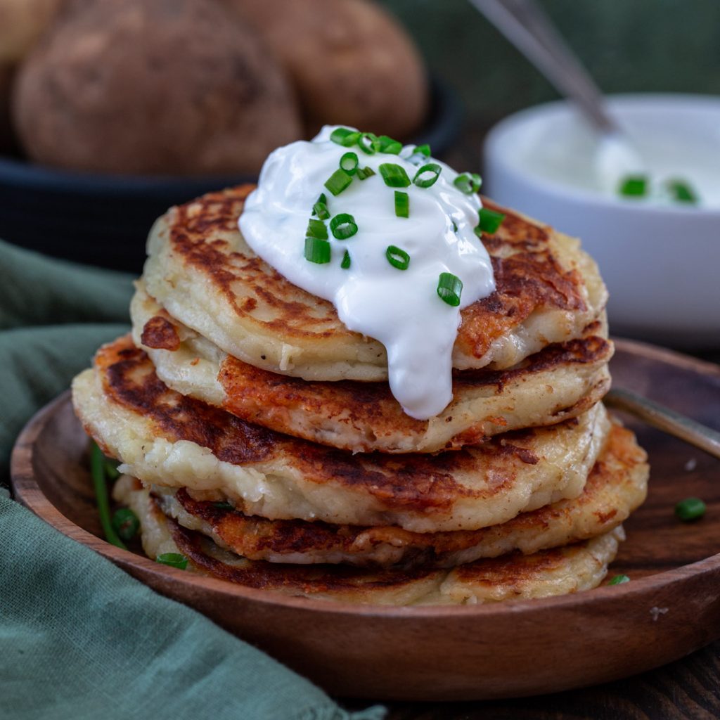 Cheddar Boxty (Irish Potato Pancakes) Olivia's Cuisine
