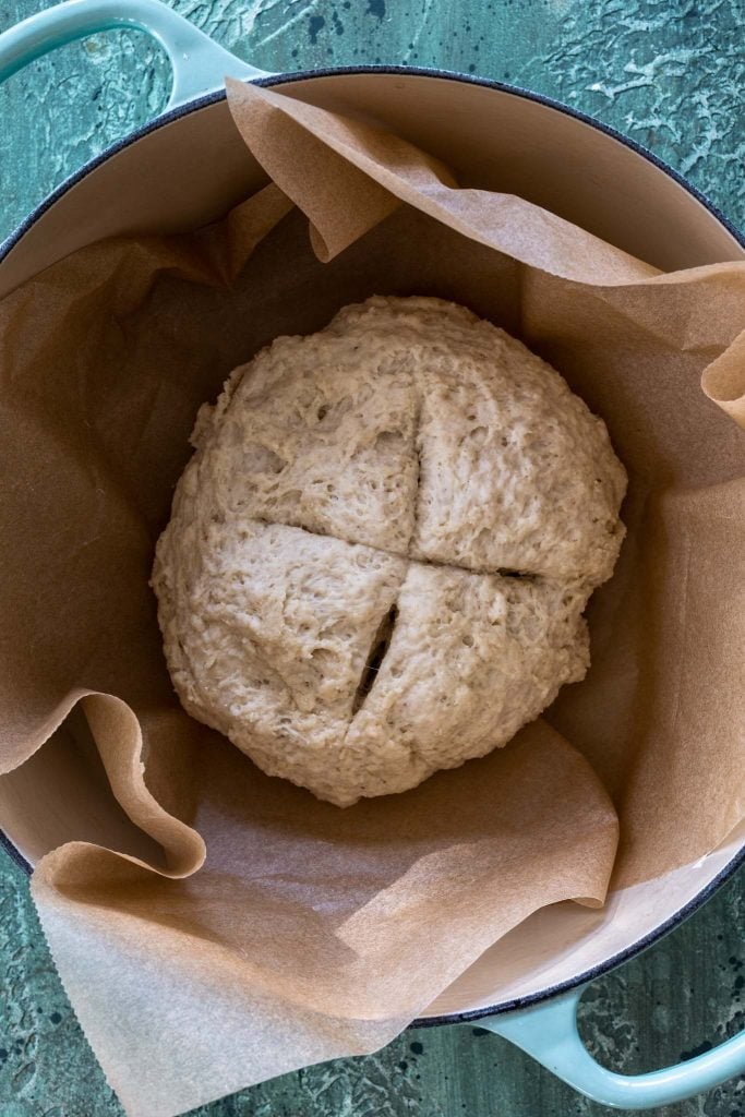 Soda bread dough