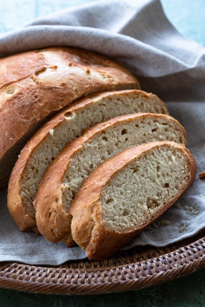 Sliced soda bread