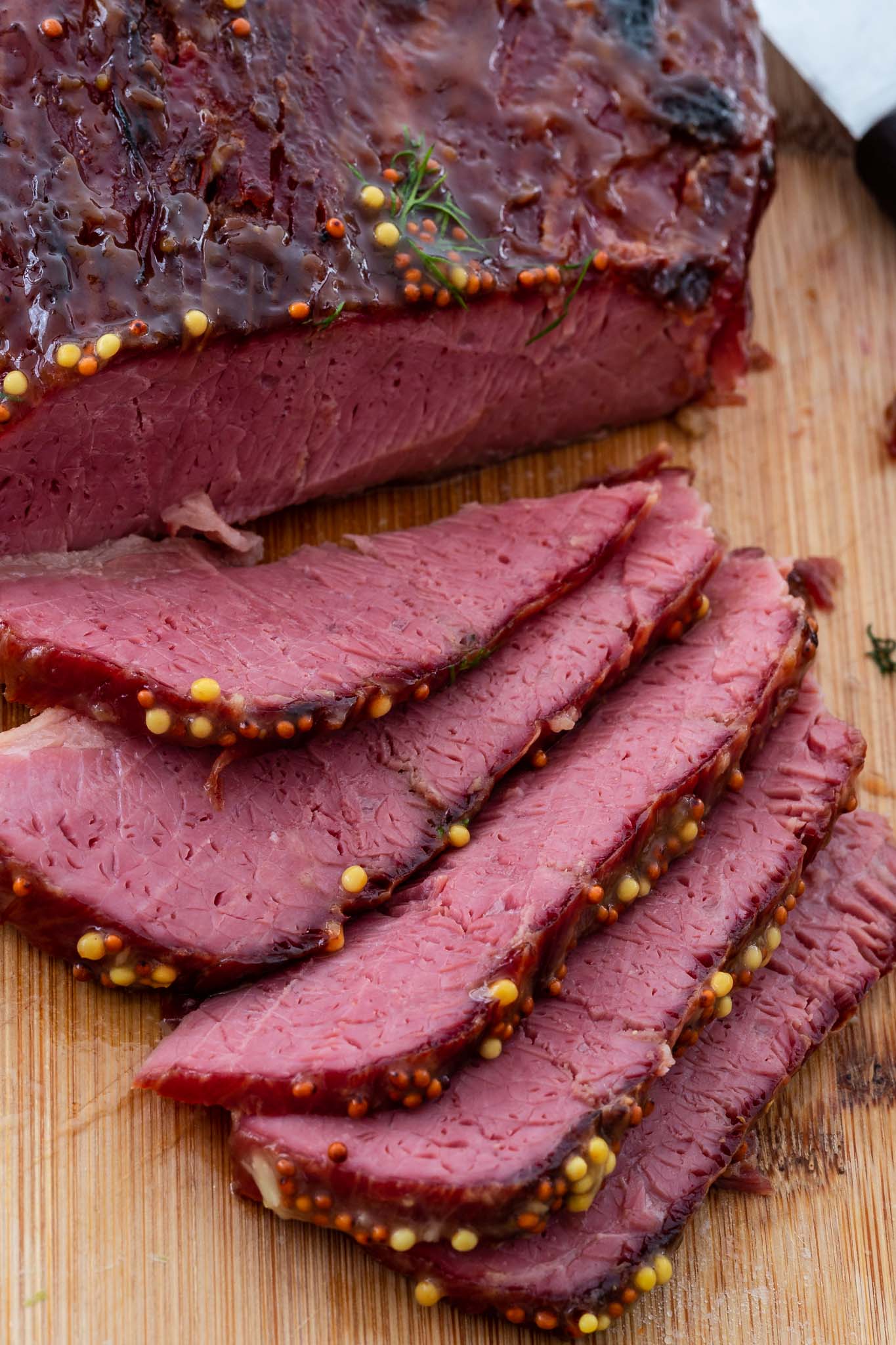 Sliced corned beef