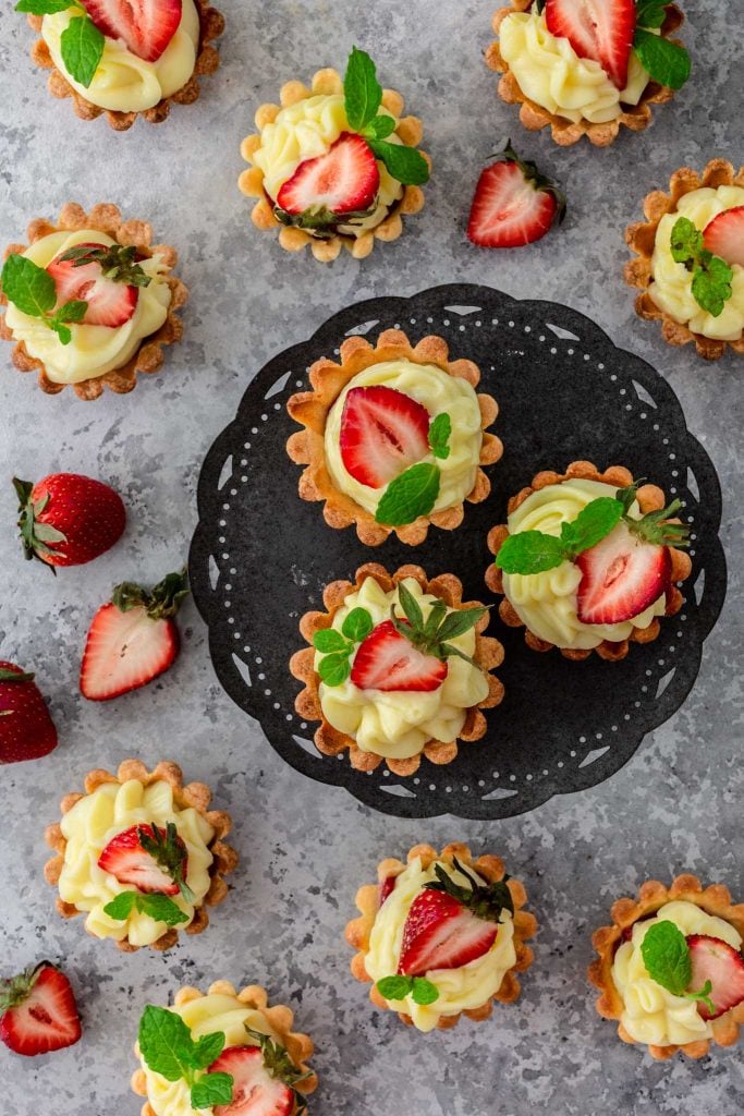 Strawberry tartlets