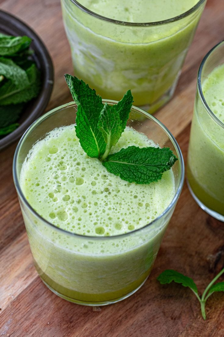 Pineapple Mint Juice Olivia's Cuisine